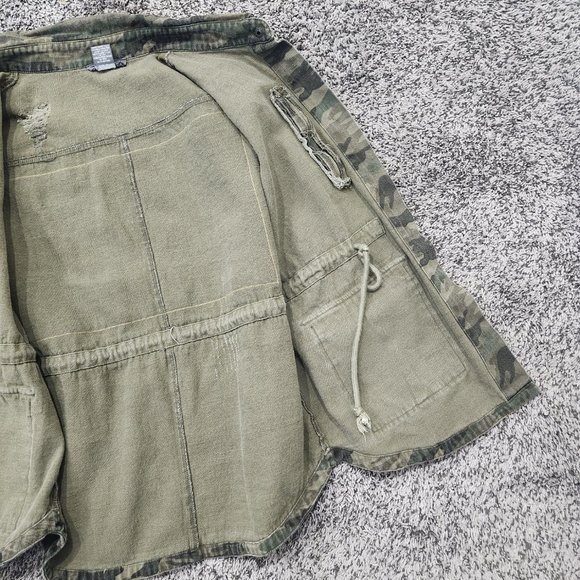 One-Of-A-Kind Boba Fett Custom Sans Souchi Camouflage Denim Jacket Sz S - Picture 11 of 14